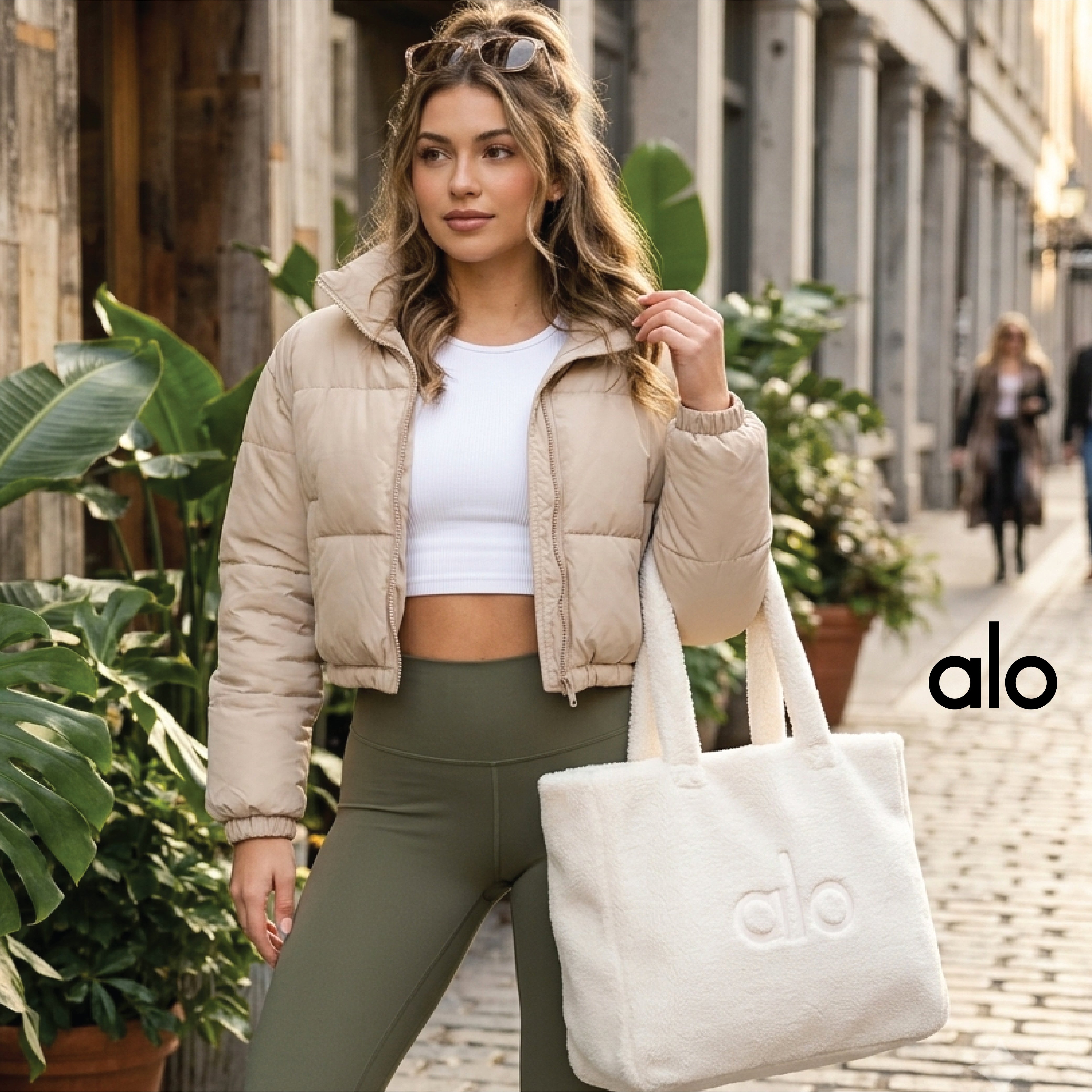 ALO Foxy Sherpa Tote Bag