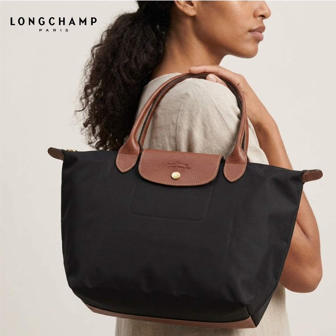Women's LONGCHAMP Le Pliage Original Tote Bag in Canvas