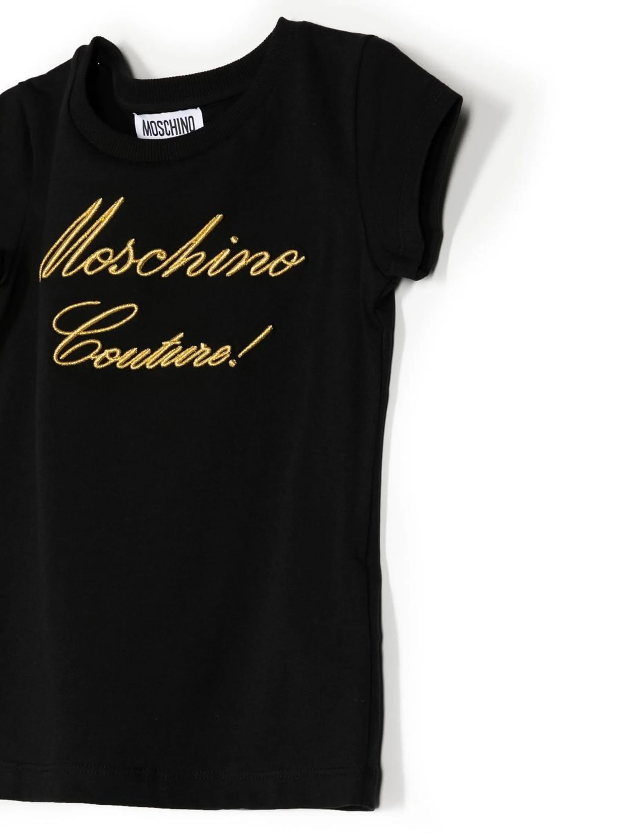 Moschino Couture logo-embroidered T-shirt for Kids