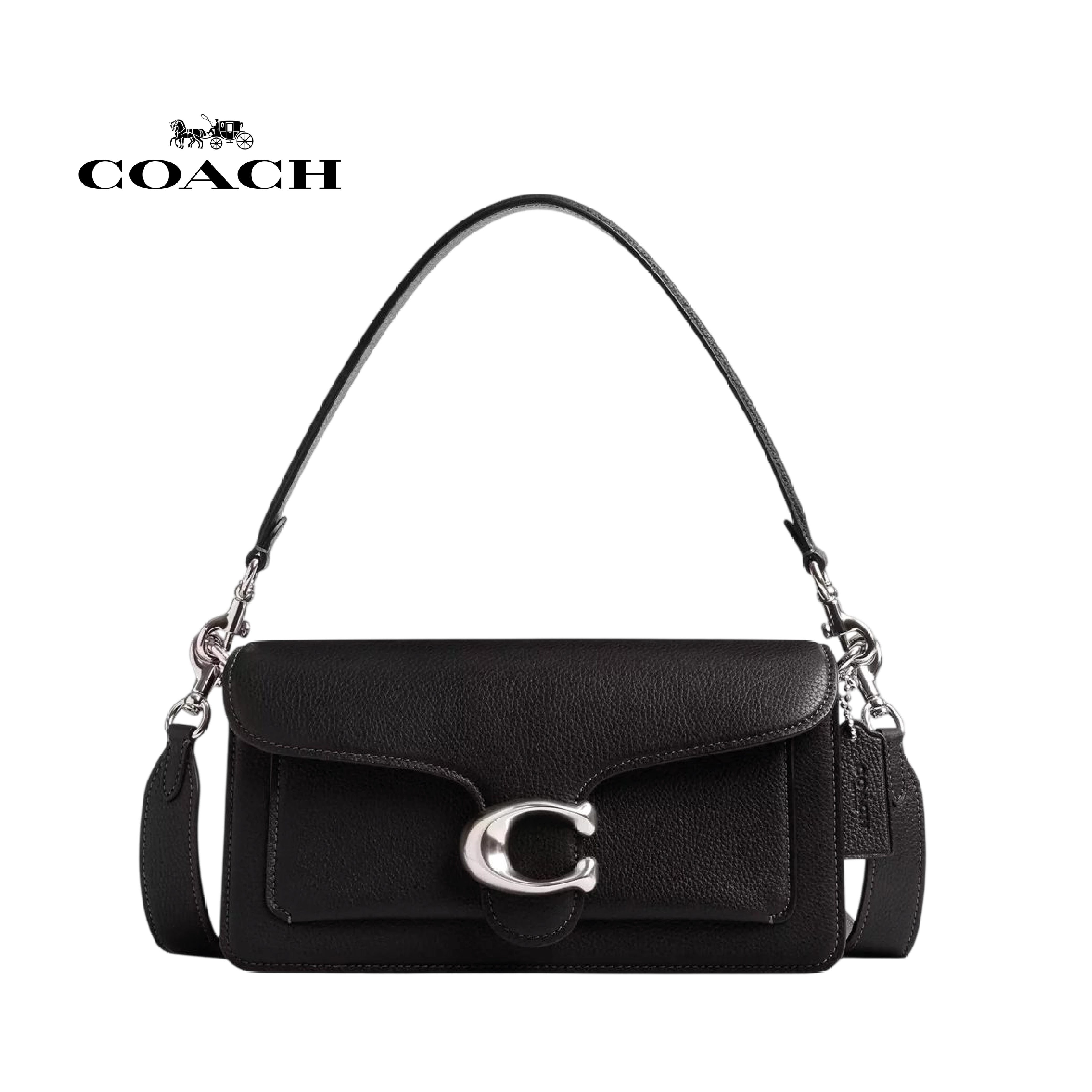 Women's COACH Shoulder Bag in Pebbled Leather