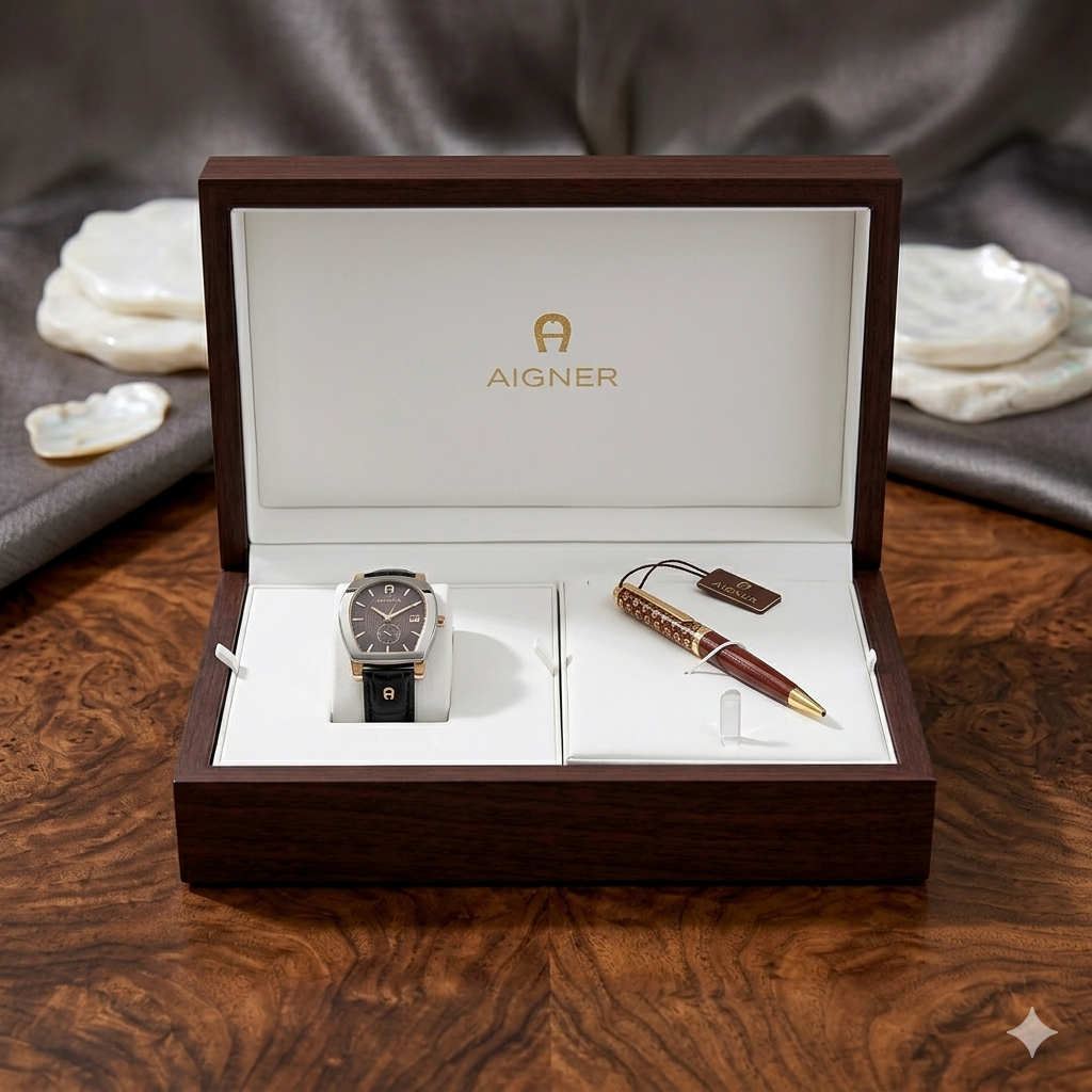 Aigner Watch & Pen Set