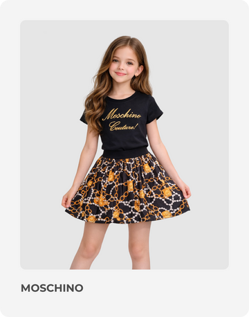 Moschino Couture logo-embroidered T-shirt for Kids