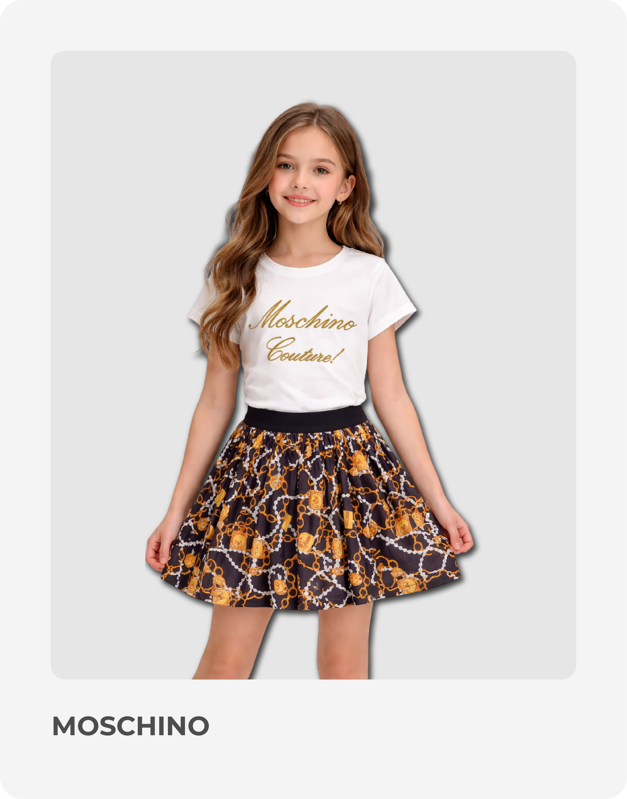 Moschino Couture logo-embroidered T-shirt for Kids