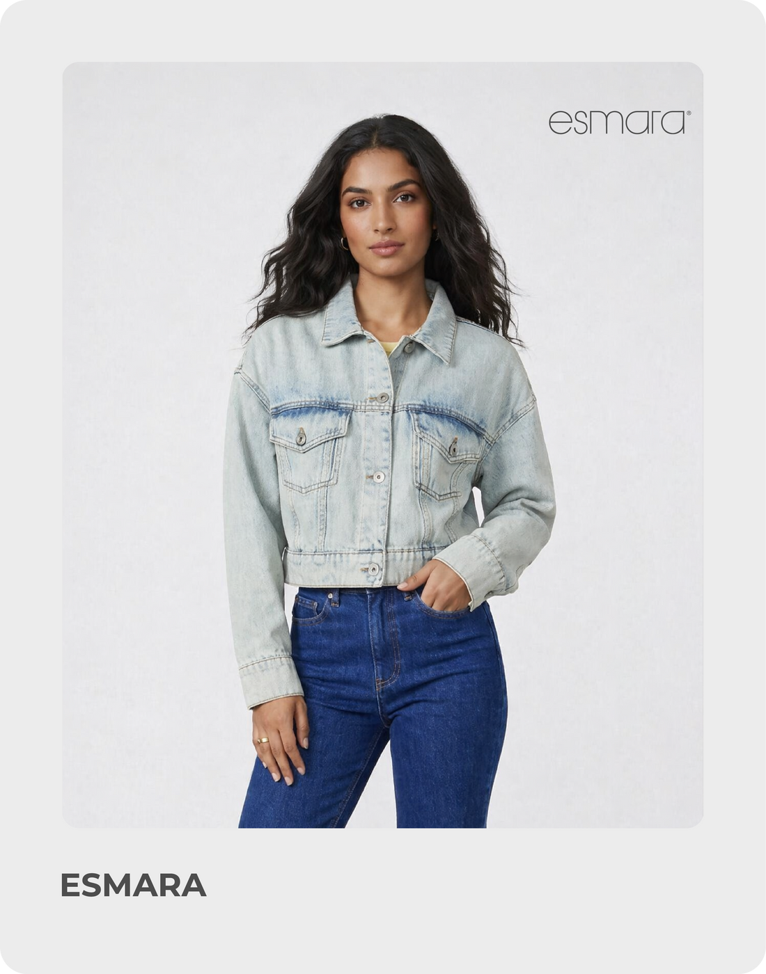 Esmara Blue Button Down Denim Women’s Shirt