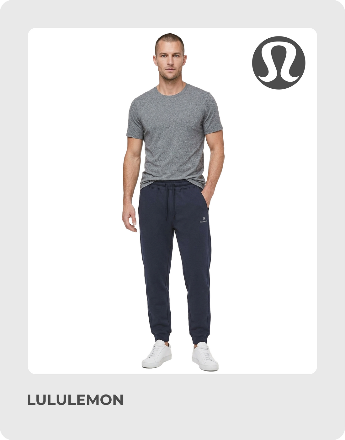 Lululemon jogger sweatpants with Logo embedded