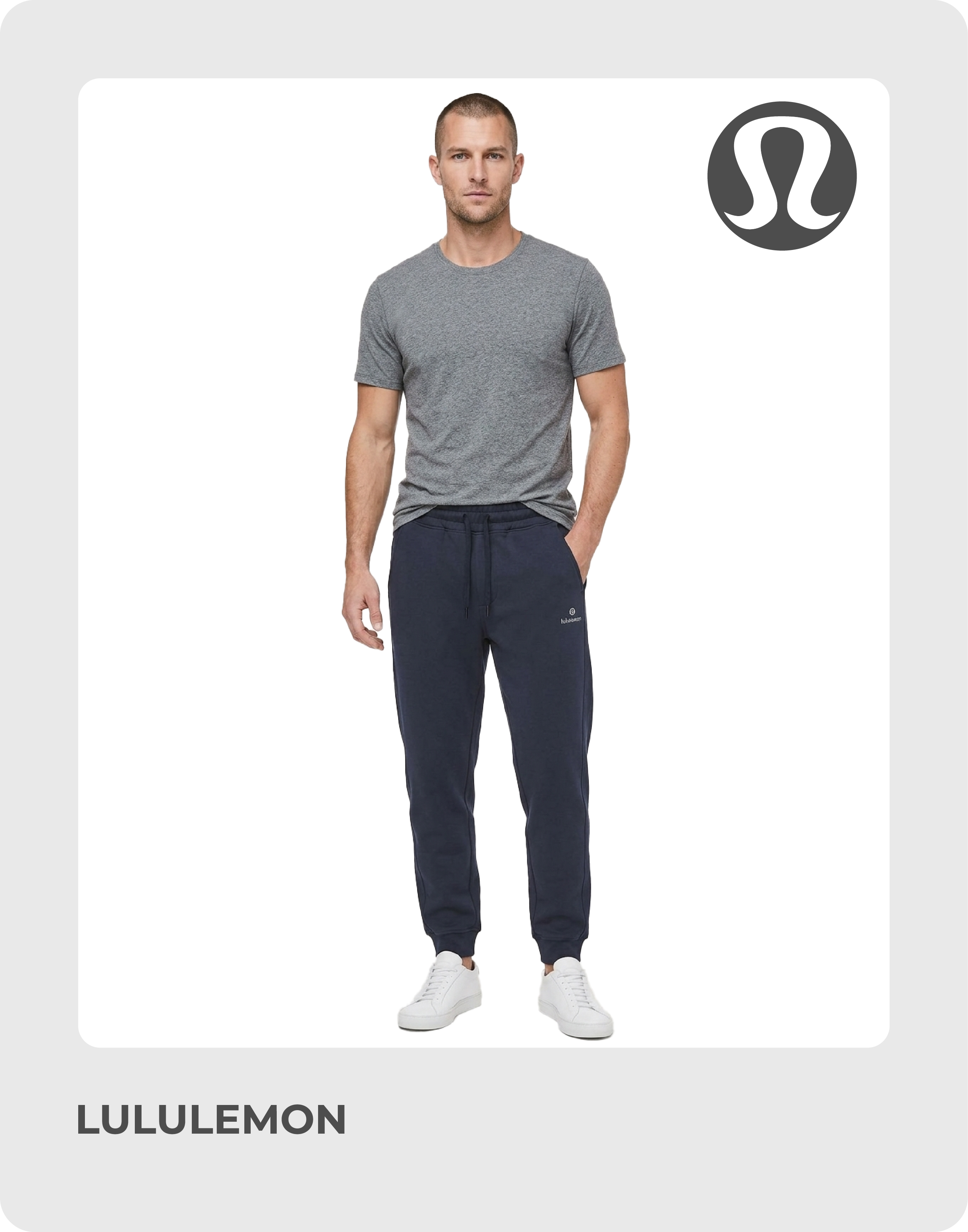 Lululemon jogger sweatpants with Logo embedded