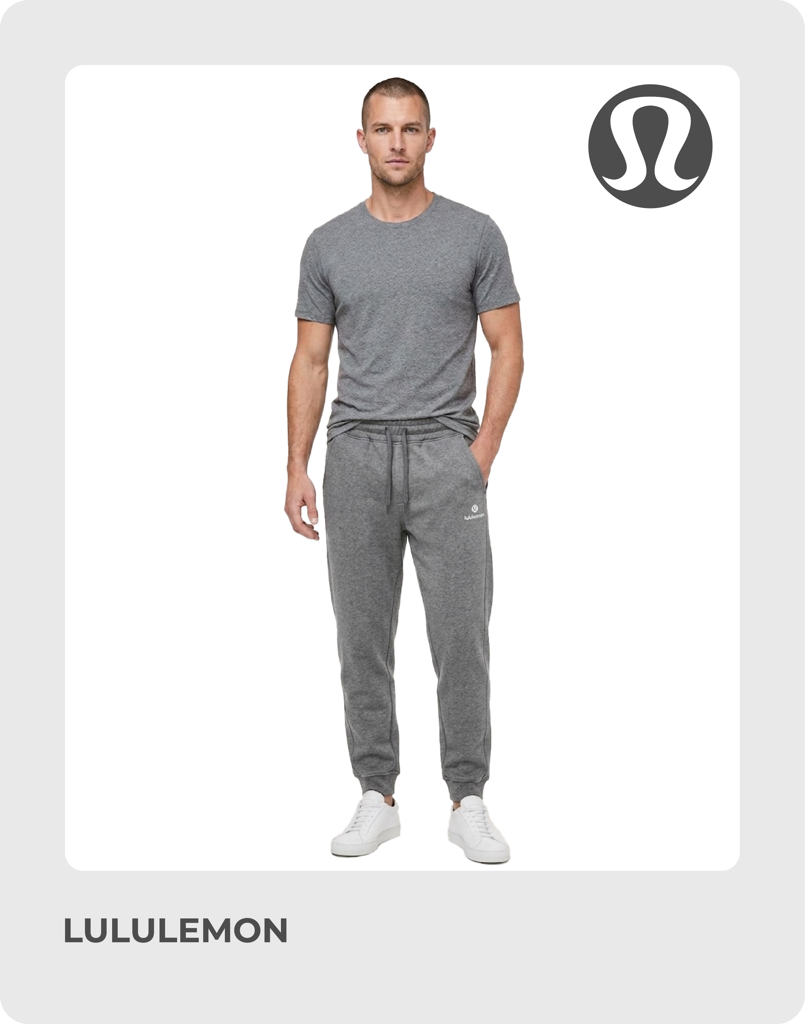 Lululemon jogger sweatpants with Logo embedded