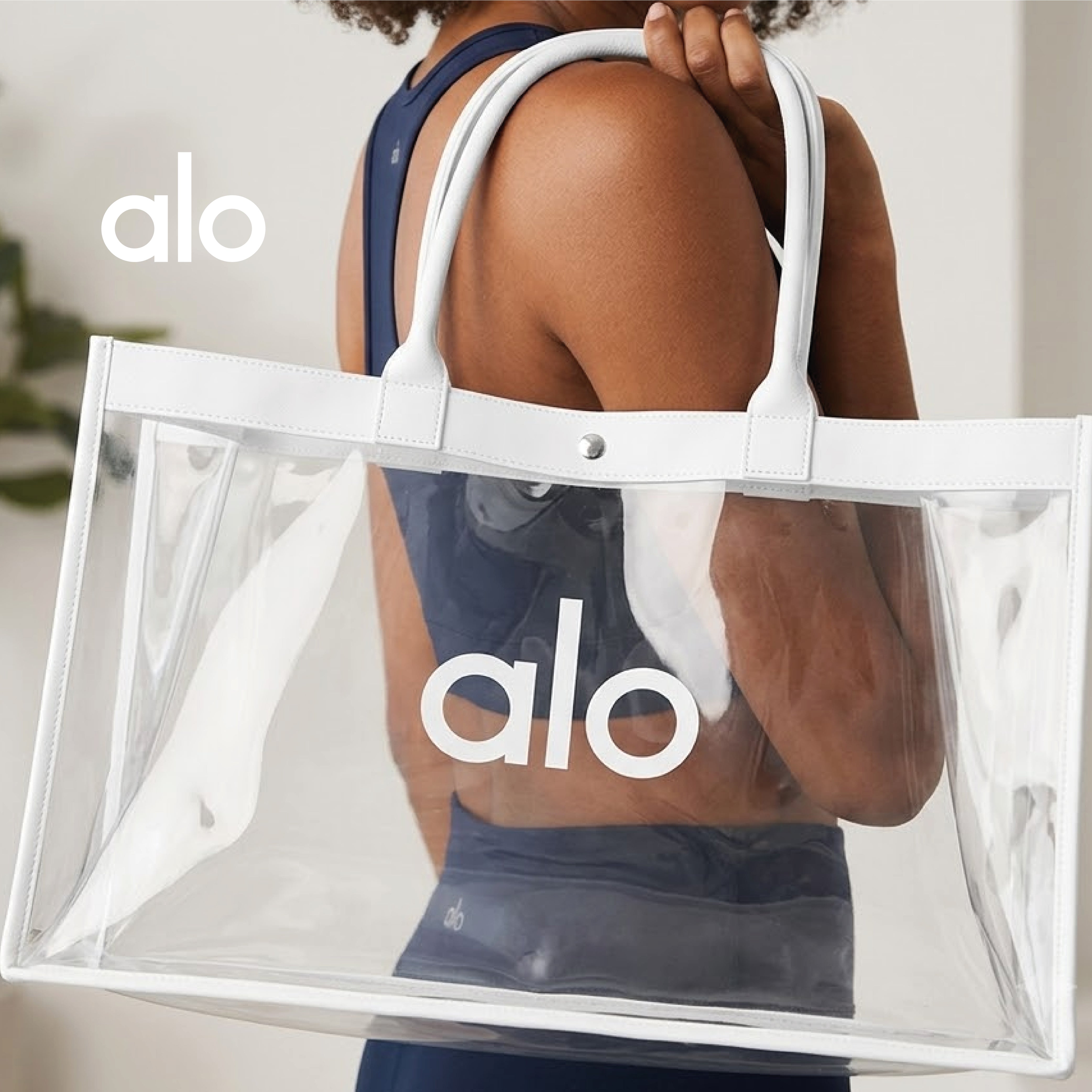 ALO Yoga Women's Large Mesh Gym Tote Bag