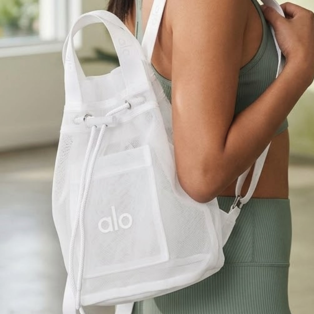 Alo utility Black Crossbody bucket Bag